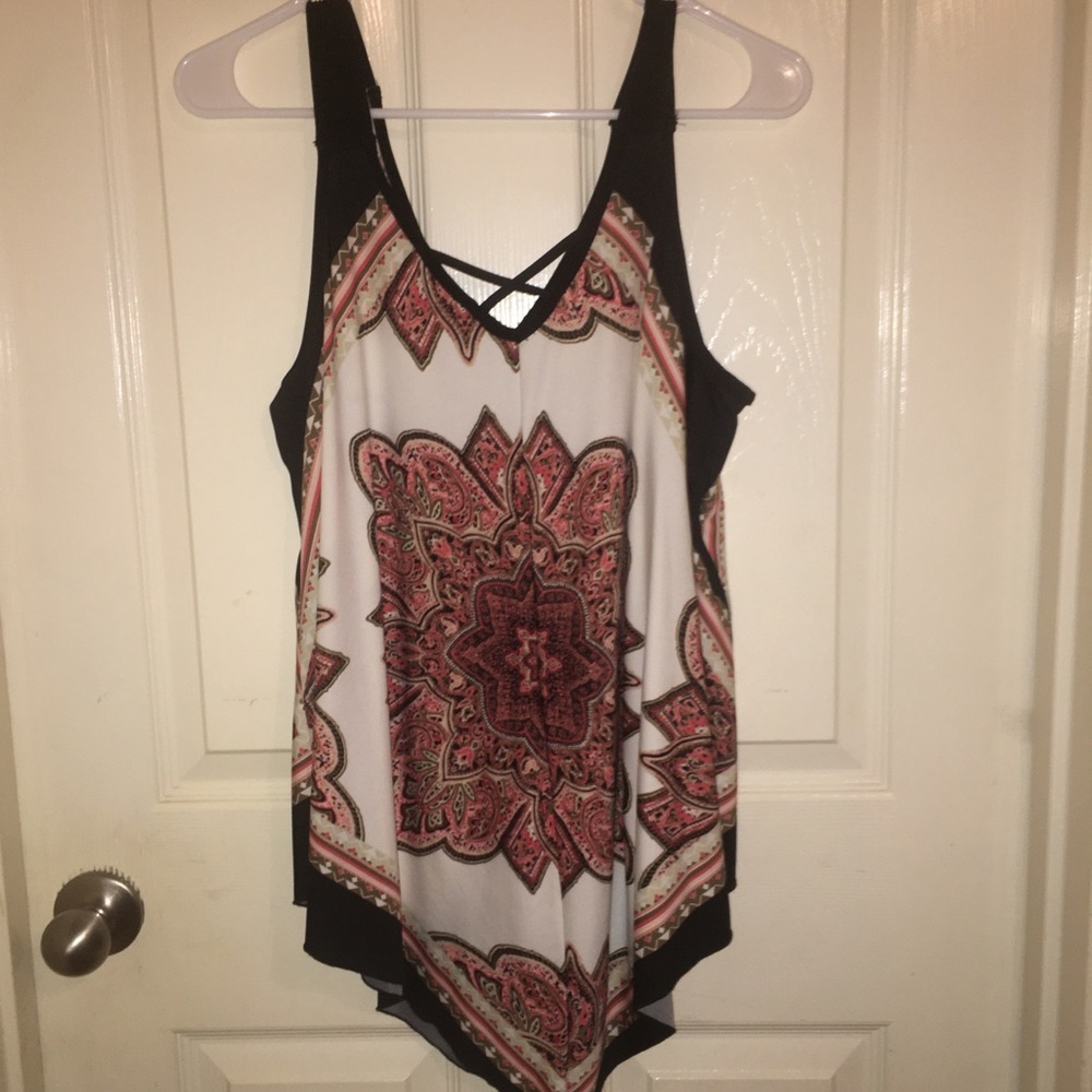 Fashion dressy top size large